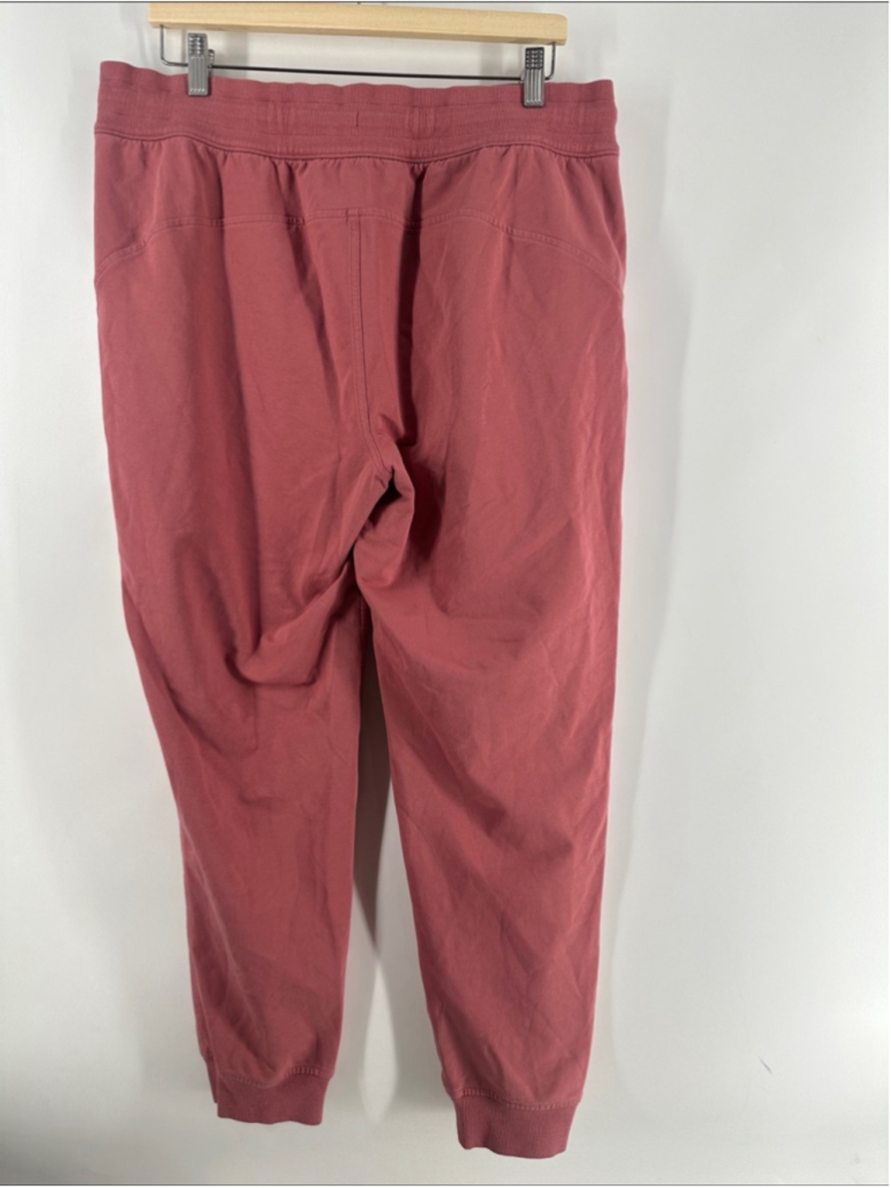 Lululemon Scuba High-Rise French Terry Jogger smoky red lounge wear gym sz 14 - Picture 8 of 11
